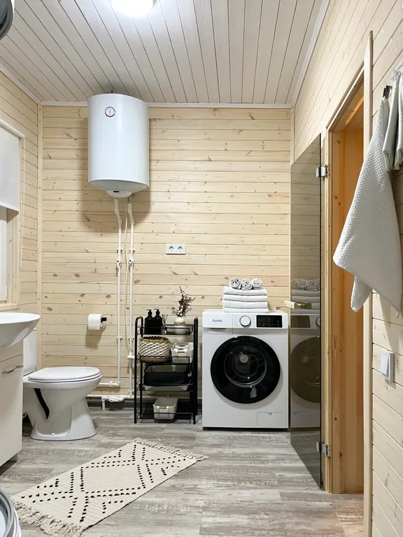 Коттедж Сканди дом с фотозонами и сауной у залива — Санкт-Петербург