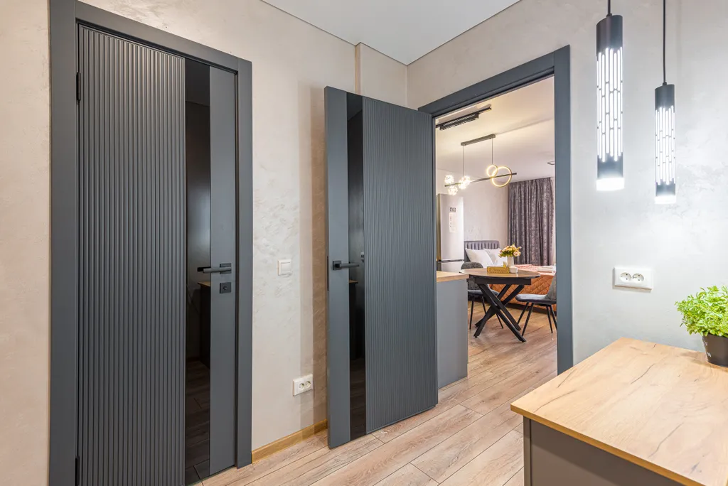 Студия Loft рядом с МНТК в новом микрорайоне, халаты, гостиничный сервис