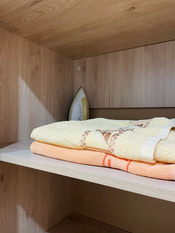 Квартира Уютная большая квартира-студия с ванной и балконом — Сапроново