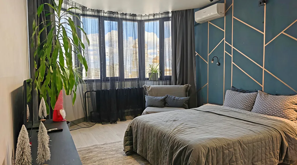 Квартира ТЕРРА48 | Апарты ТерраБлэк|Terra Black с проектором и видом на храм — аренда посуточно в Липецк