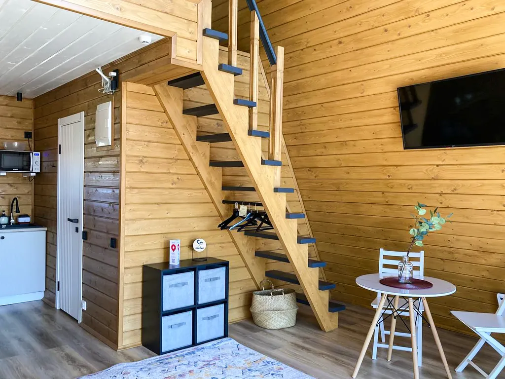 Коттедж Дом Афрейм светлый с подогреваемой купелью Лисичкино — Микли