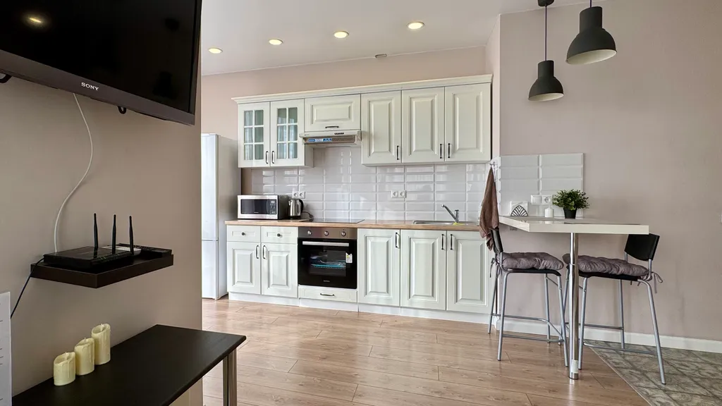 Апартамент с панорамным видом на Волгу и город