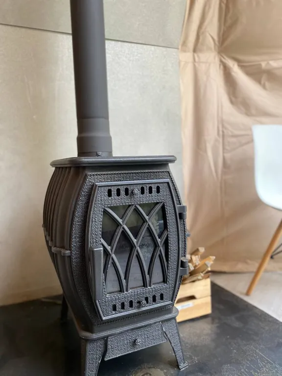 Сфера с террасой и камином