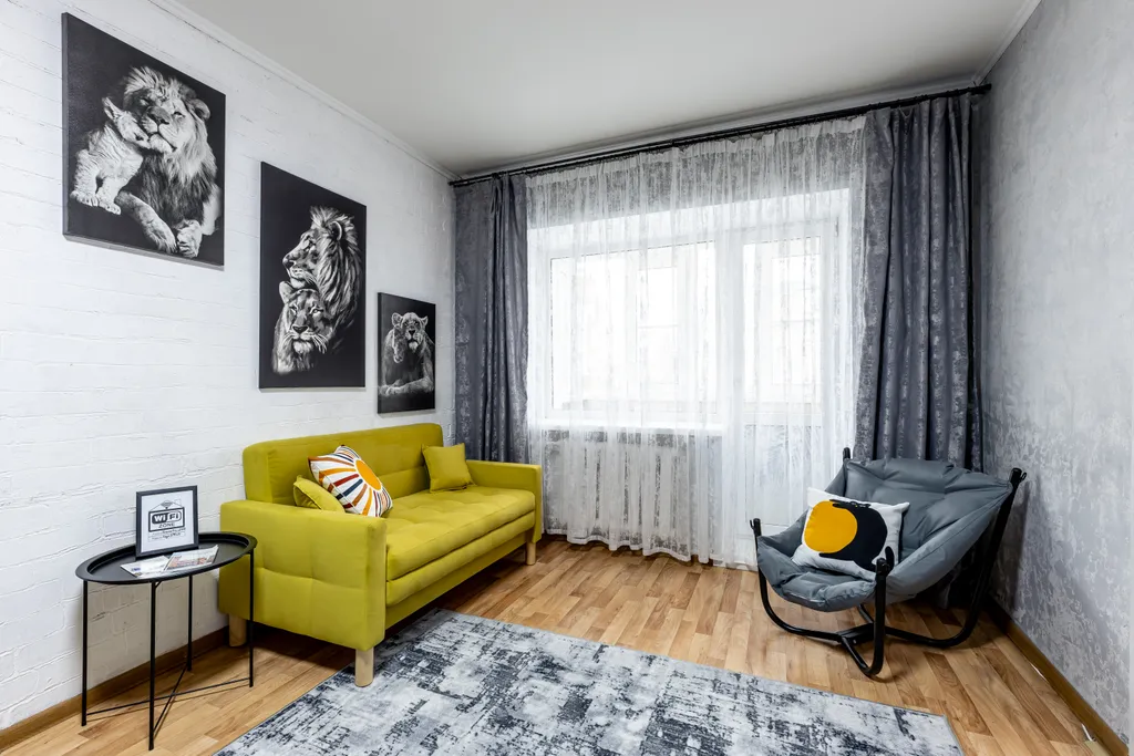 Квартира с видом на достопримечательности и набережную