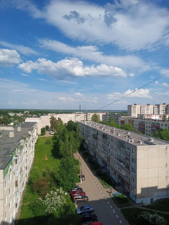 Студия с красивым видом