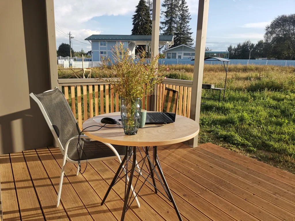 Новый современный стильный дом у озера Суходолье