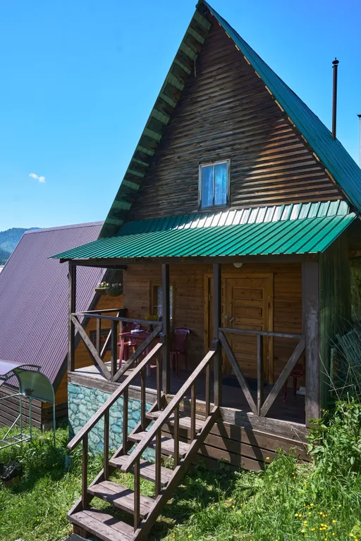 Летний домик из кедра с баней