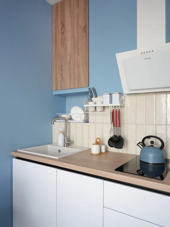 Новая 1-комнатная квартира с видом на город