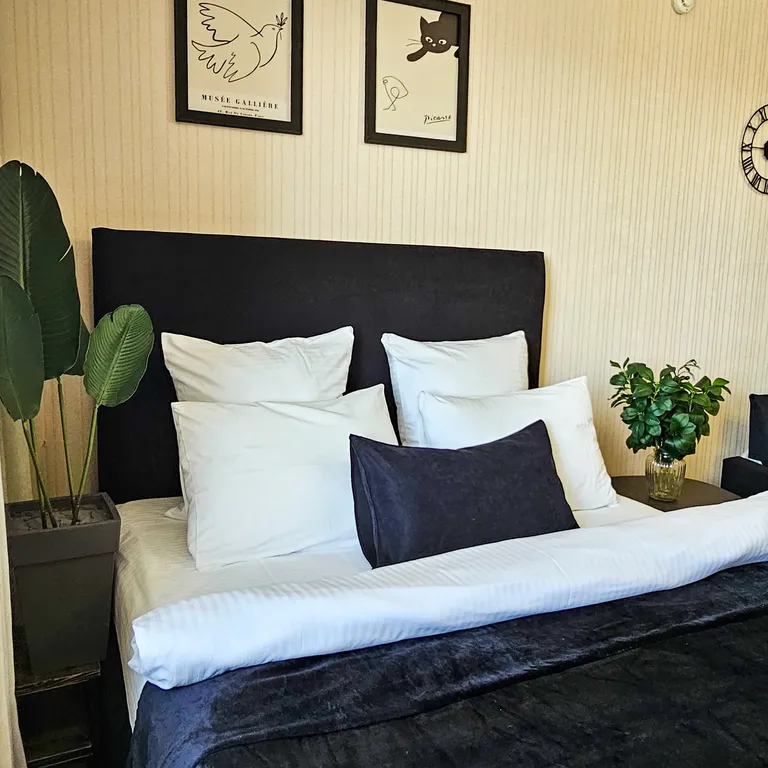 Квартира с балконом и 5-ю раздельными спальными местами. Кофемашина