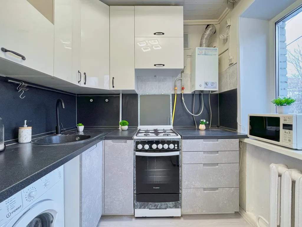 Шикарная 2-комнатная квартира для 1-6 гостей, с кондиционером