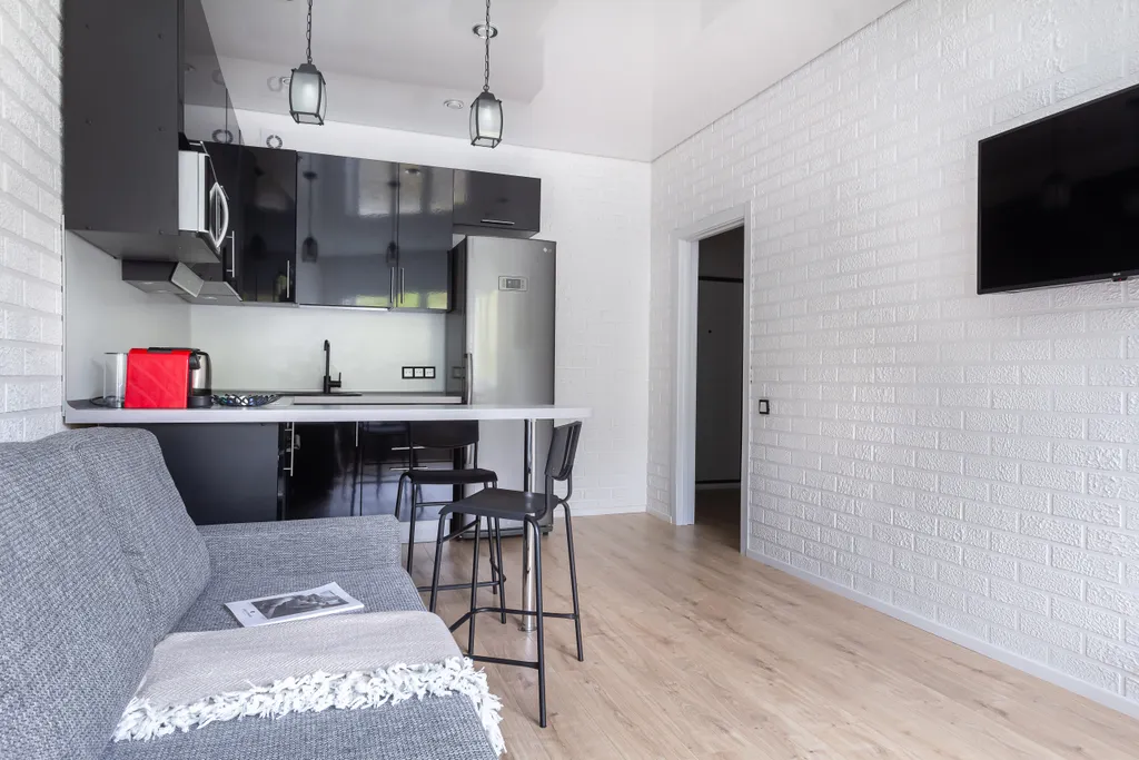 Современная и уютная квартира продуманна до мелочей