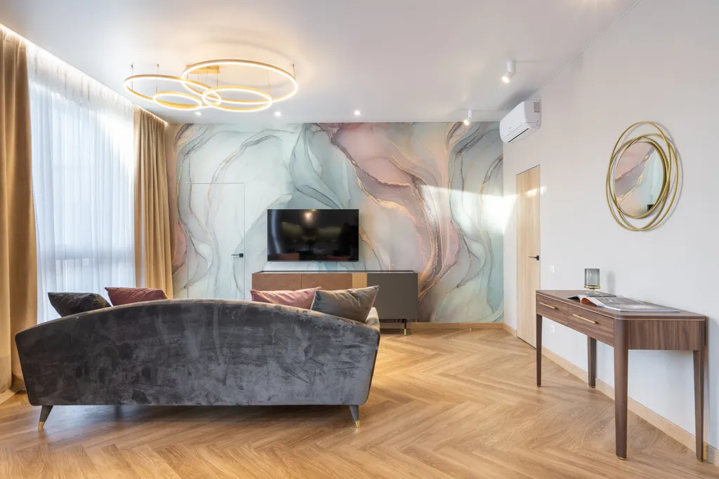 Дизайнерские апартаменты Охта КраСКИ Gold