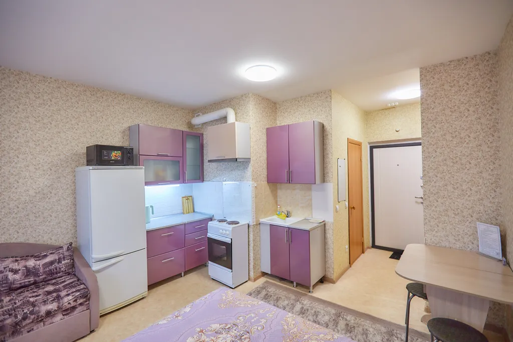 Студия на 8 этаже с балконом