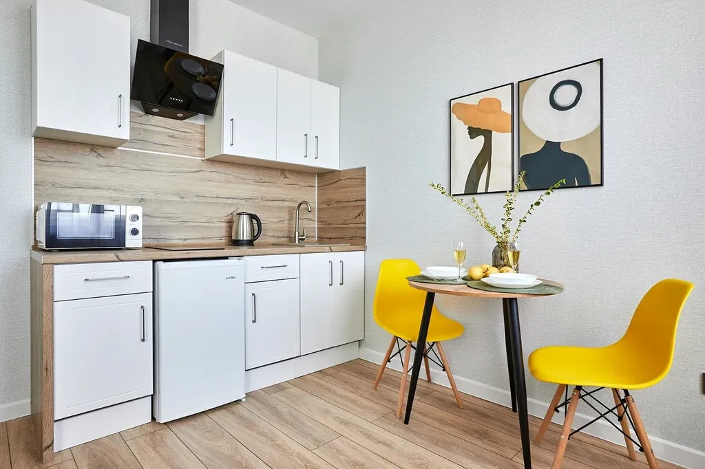 Студия со свежим ремонтом в ЖК Самолет