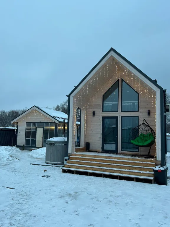 Уютный барнхаус с баней вдали от городской суеты