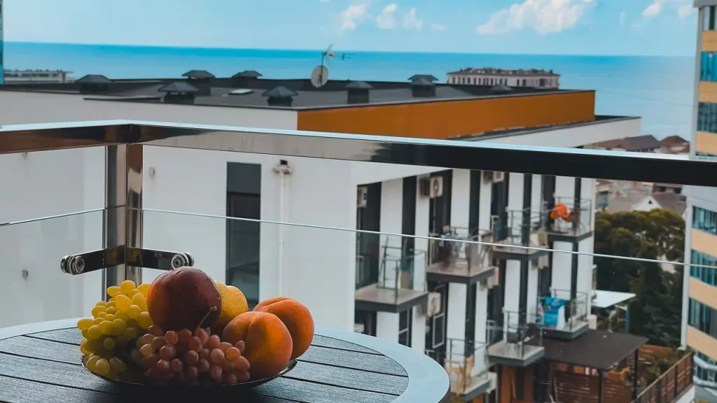 Апартаменты с балконом с видом на море