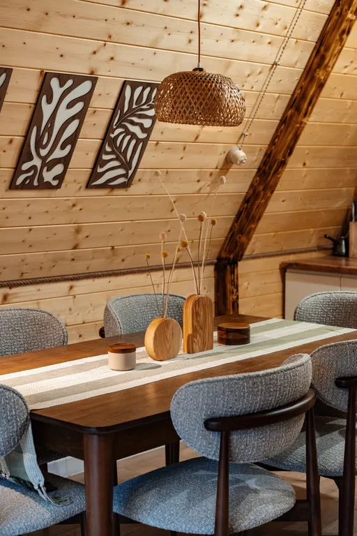 Коттедж Двухэтажный A-frame домик у реки Гарабаши с видом на горы — аренда посуточно в Терскол