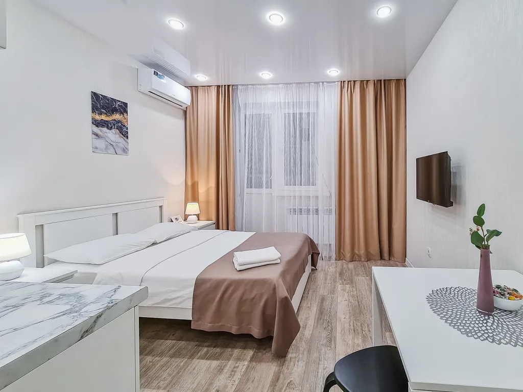 Уютная квартира в микрорайоне Спутник с панорамным видом