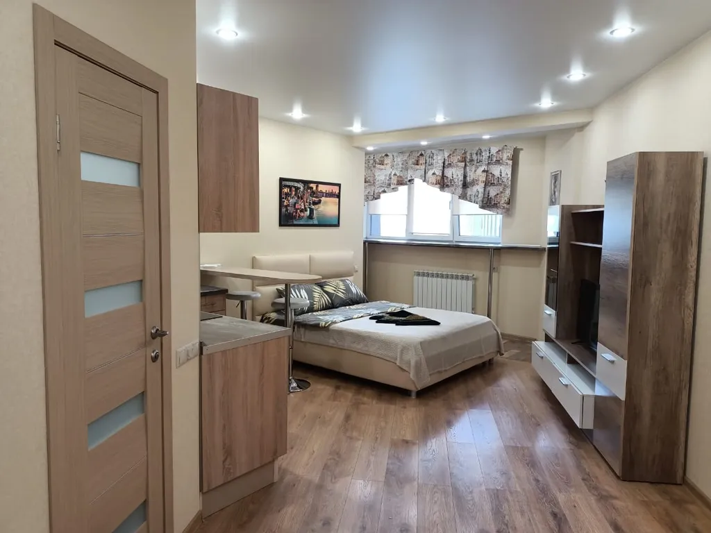 Уютная и просторная студия с отличным ремонтом