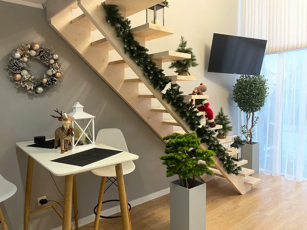 Дом в стиле БарнХаус с тёплым бассейном