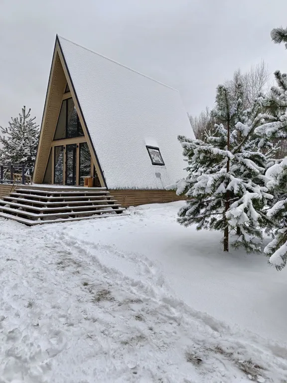 Коттедж Коттедж А-фрейм на берегу Можайского водохранилища — Можайск