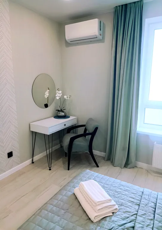 Апартамент BaltMarine с видом на море в доме на пляже