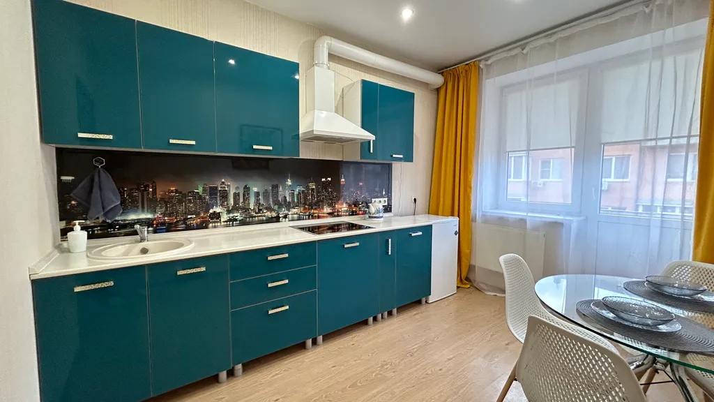 Квартира Уютные апартаменты c открытым балконом для курения — Краснодар