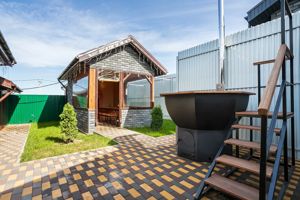 Уютный дом с русской баней и чаном