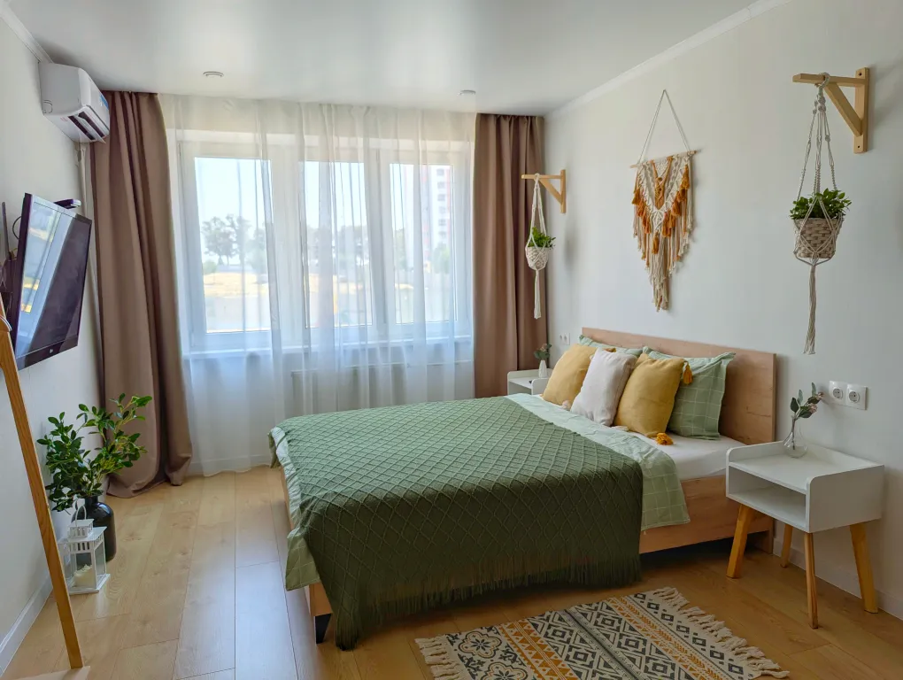 Квартира Уютная boho квартира рядом с парком Облаков и Японским садом — Краснодар