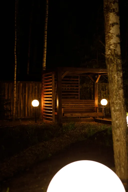 Стильный дом с ванной, горячим чаном и сауной