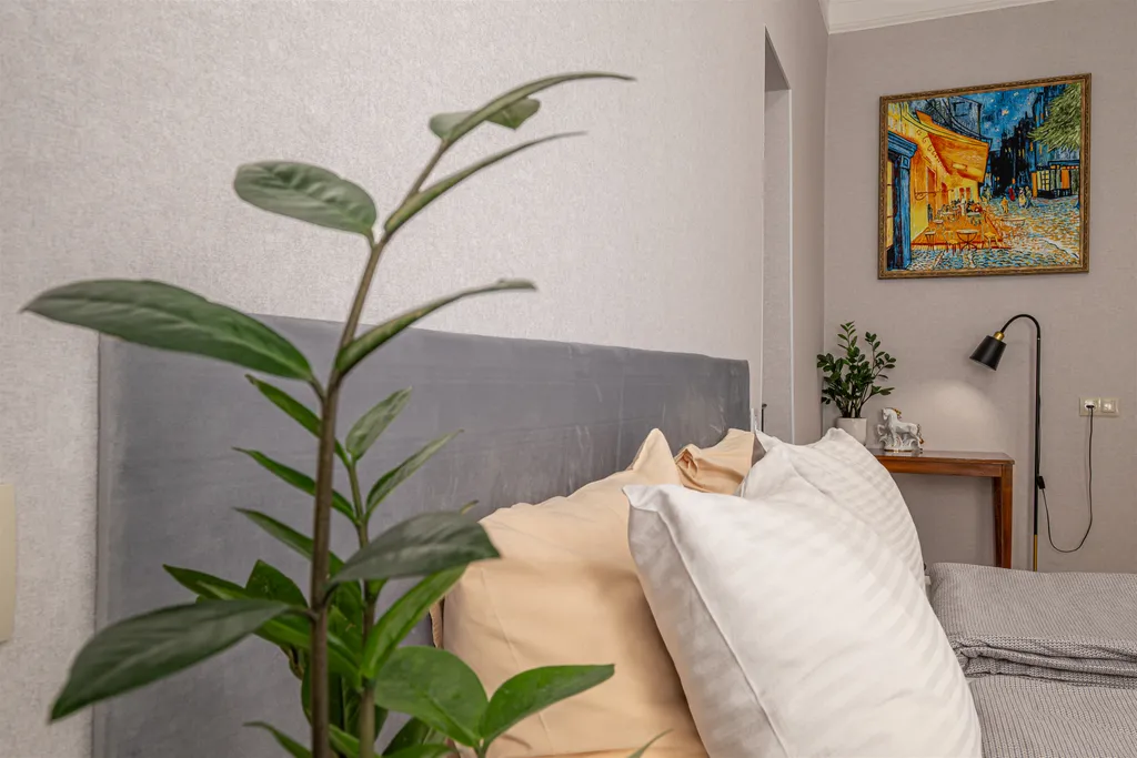 Квартира в центре с видом на лес.