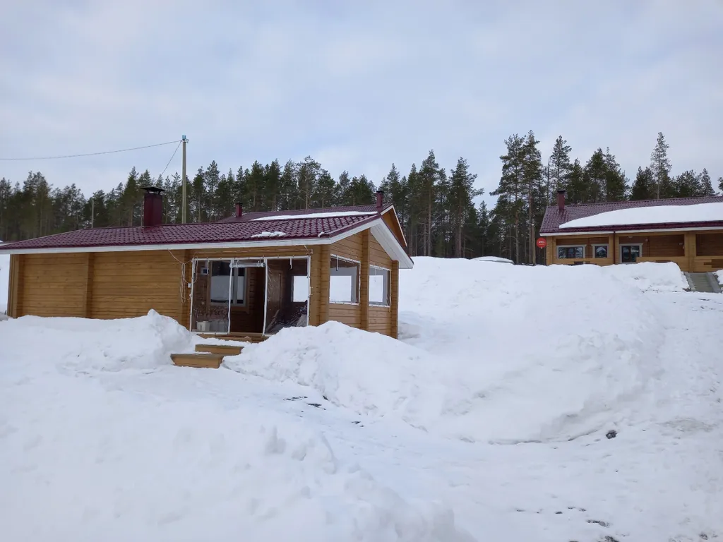 Уютный дом со всеми удобствами на берегу озера Верхнее Куйто