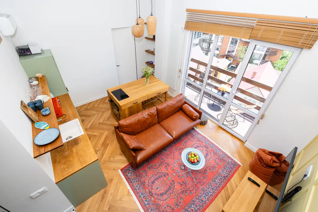 Двухуровневая квартира с видом на горы