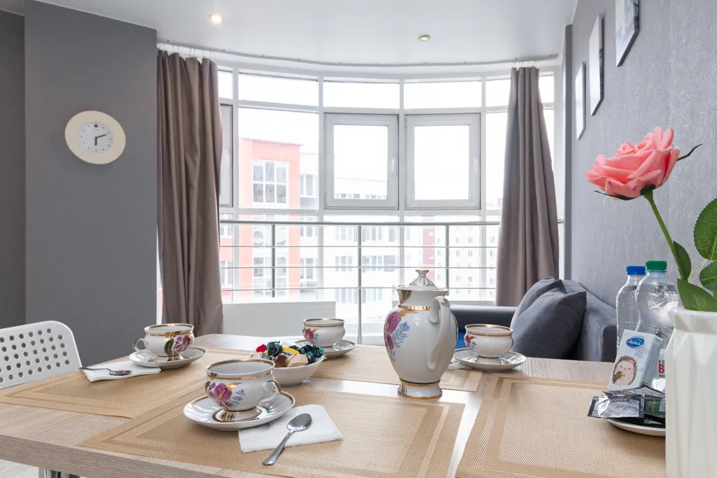 Квартира Просторная однокомнатная квартира для 4 гостей на мысу — Тюмень