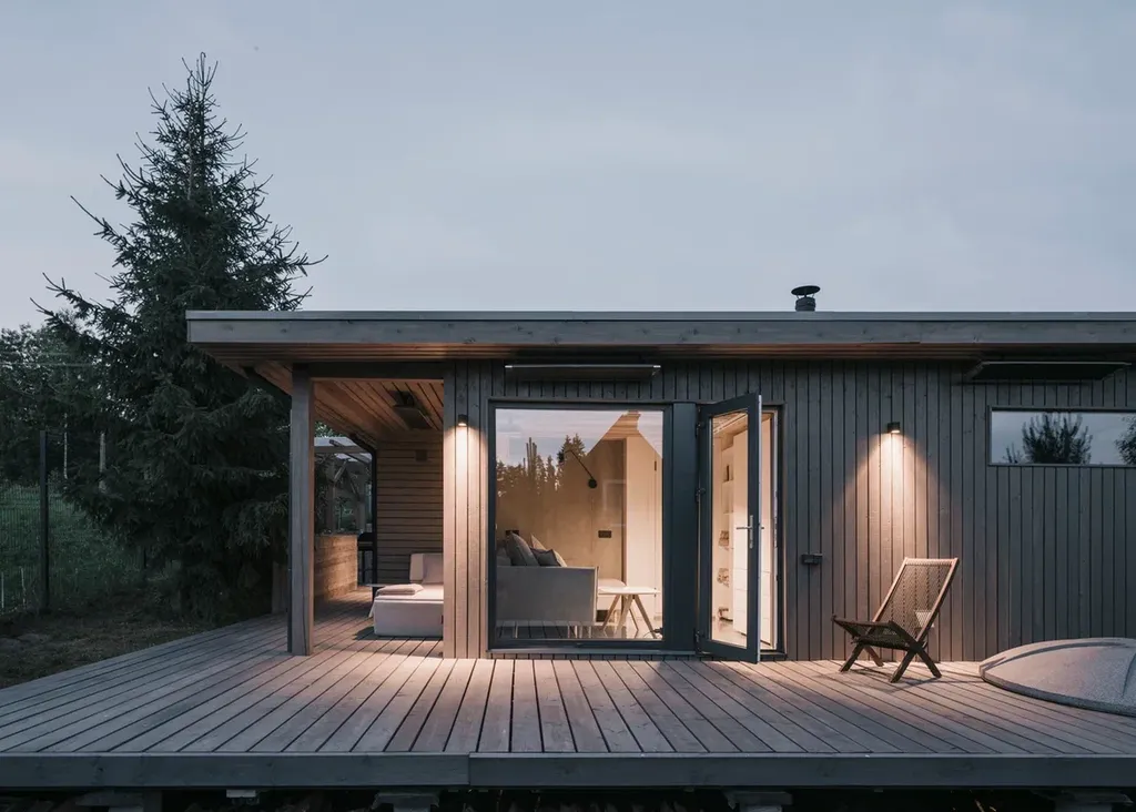 Загородный дом с банным комплексом