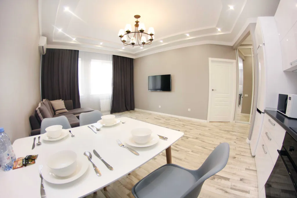 Квартира Двухкомнатные апартаменты в ЖК рядом с ТРЦ Мега — Алматы