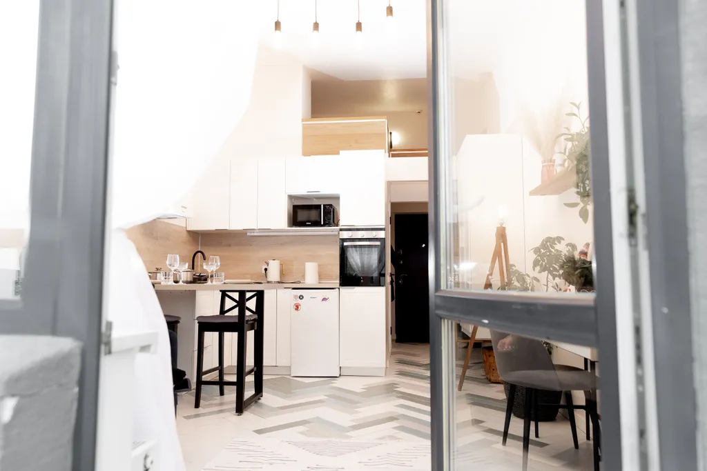 Квартира Квартира Уютная студия с дизайнерским ремонтом — Пушкин