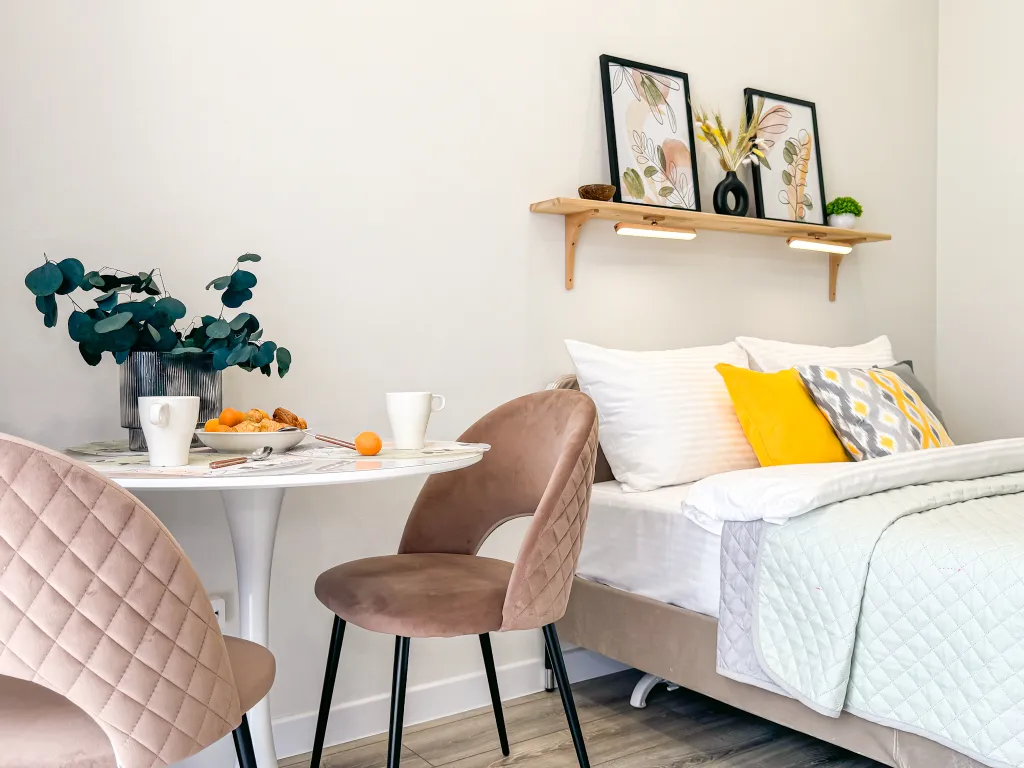 Уютная студия Мята с видом на горы