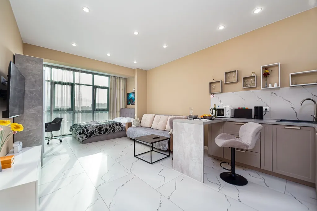 Квартира Квартира Светлая студия — Новоивановское