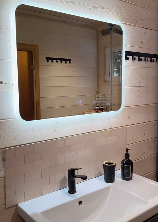 Дом с чаном и сауной в лесу