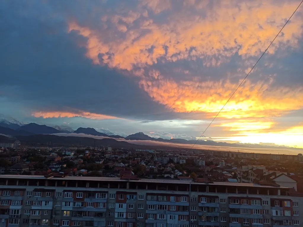 Квартира Классная квартира с потрясающим видом на город и горы, недалеко центр — Владикавказ