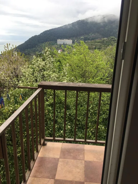 Двухместный номер с балконом , с видом на море и горы