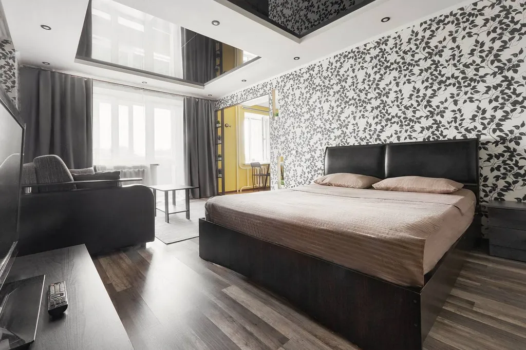 Большая 1-комнатная квартира с видом на парк и реку