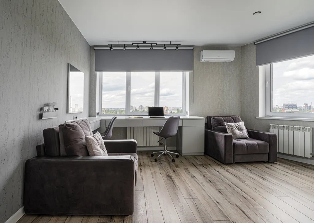 Просторная квартира с кухней-гостиной и панорамным видом