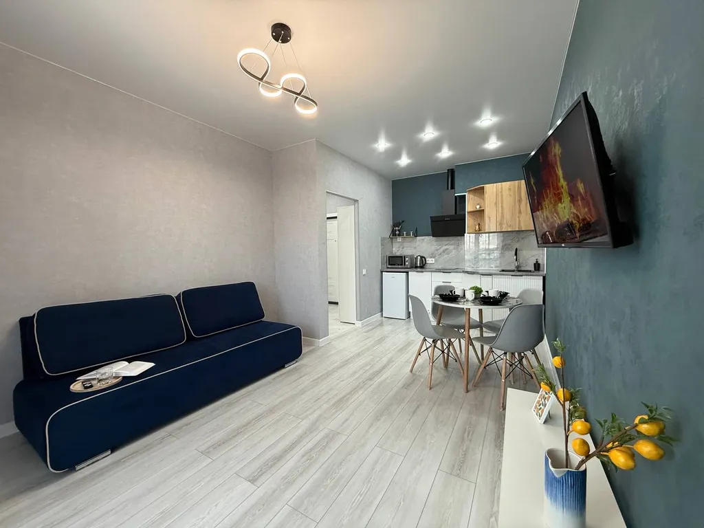 Просторная дизайнерская квартира возле аквапарка