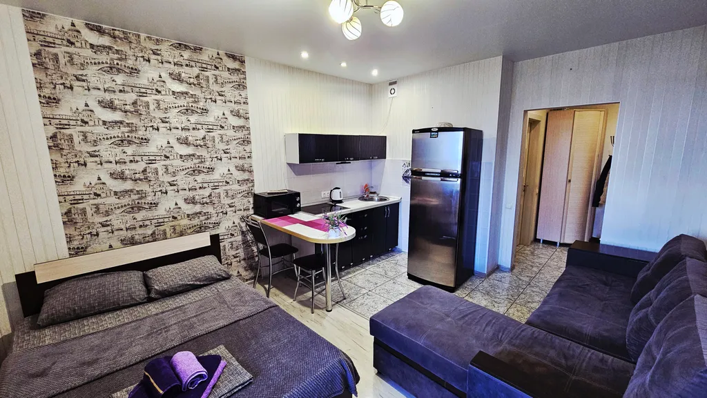 Квартира Уютная студию около МРНЦ им. Цыба — аренда посуточно в Обнинск