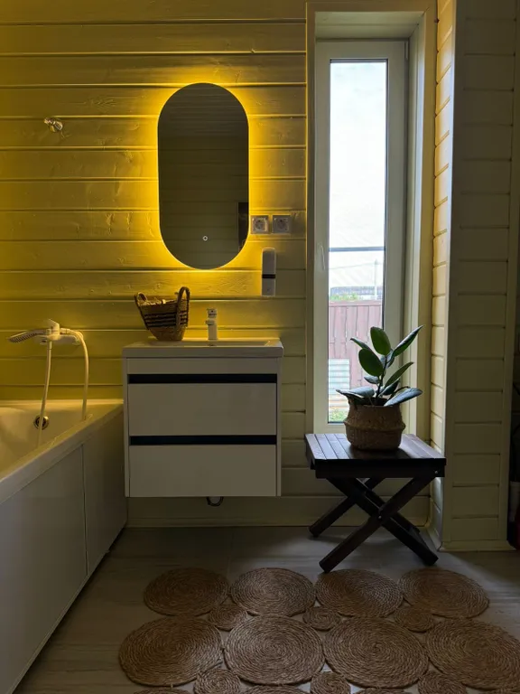 Стильный дом с чаном