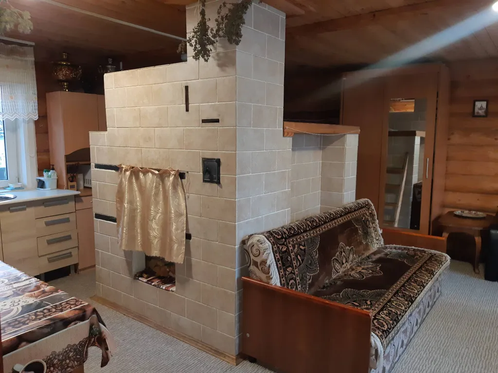 Домик с русской печкой и со всеми удобствами