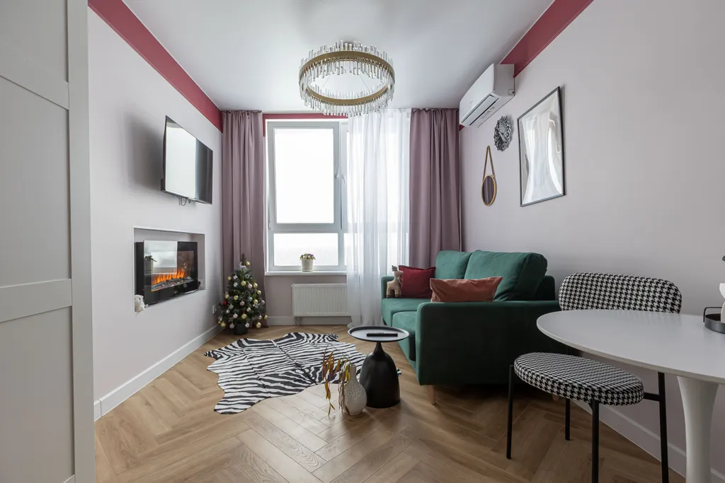 Андреевская студия с камином