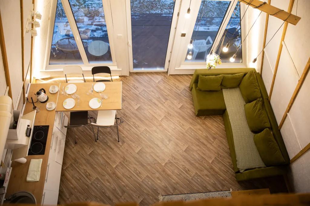 Дом с террасой и мангальной зоной для отдыха